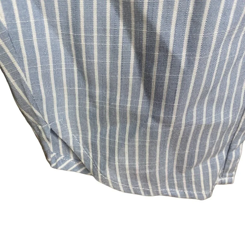 Marine layer blue white striped pants women’s small Allison beach lightweight - Picture 3 of 8